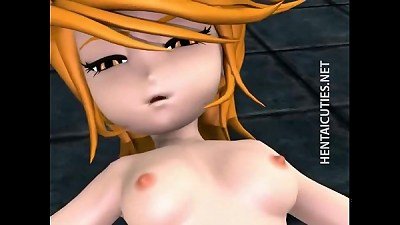 manga porn teenie bitch taking a thick man-meat