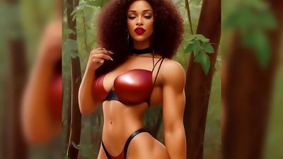 Various gigantic bootie curvaceous comics nymphs with hefty asses