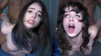 Snow white teens love doggie-style