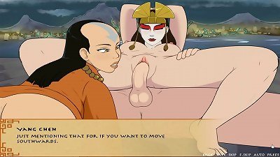 4 Elements Trainer Book 4 enjoy Part 69 - beautiful Spirit pounding action huge-titted elder honies