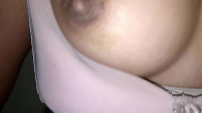 very torrid married female showing off with panties and letting a stranger caress her