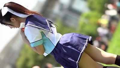 sexy asian COSPLAYER (ANIME GIRL) three