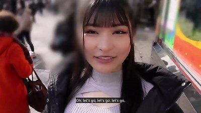 [English dubbing] A very handsome and big-breasted sadist girlfriend who wants to be an idol voice actress gets creampied! A girl's first-ever pov hookup with her sadistic boyfriend!