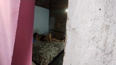 I watch my stepmother's cockslut smashing my dad's friend, she was nearly found out